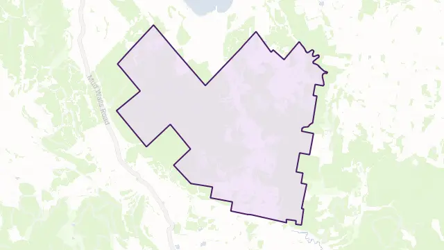Rhyndaston Area Boundary Map