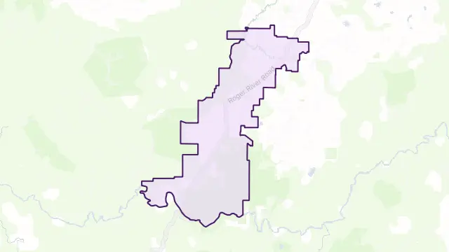 Roger River Area Boundary Map