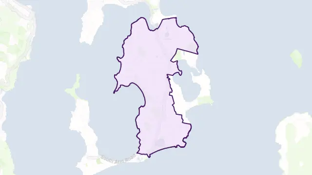 Sandford Area Boundary Map