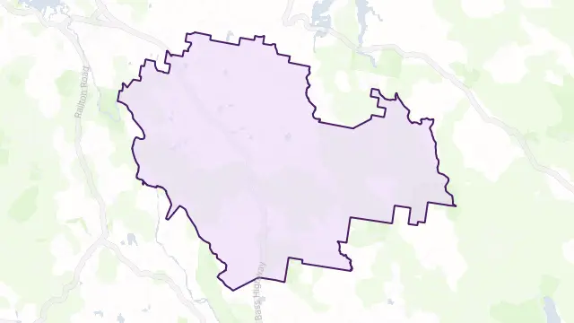 Sassafras Area Boundary Map