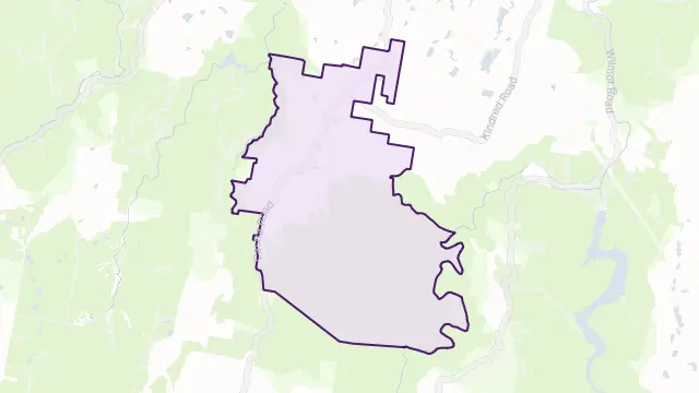 Sprent Area Boundary Map