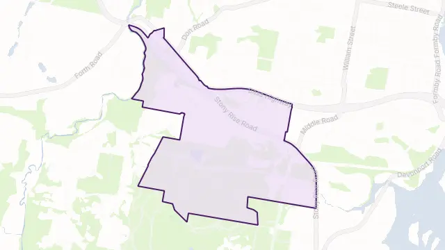 Stony Rise Area Boundary Map