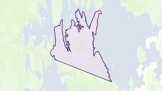Strathgordon Area Boundary Map