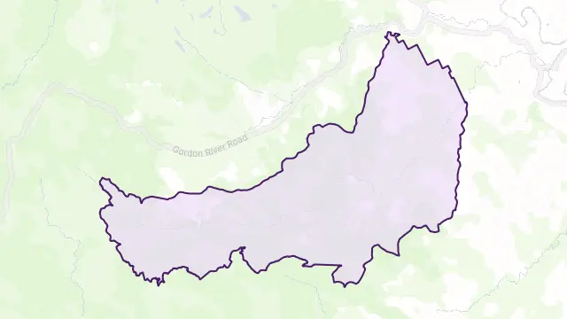 Styx Area Boundary Map