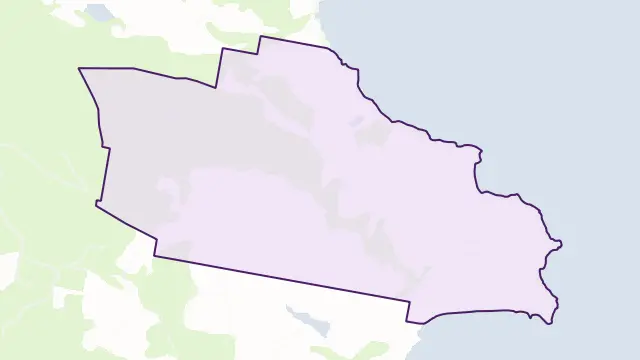 Surveyors Bay Area Boundary Map