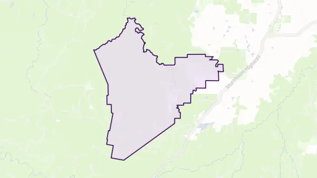 Takone Area Boundary Map