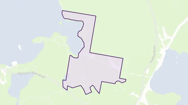 Tods Corner Area Boundary Map