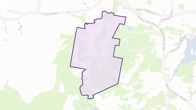 Tugrah Area Boundary Map