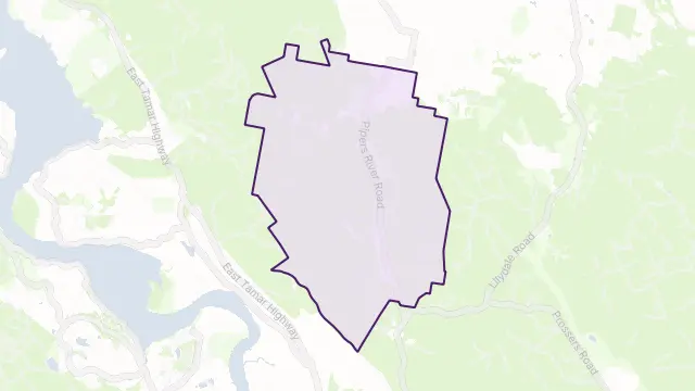 Turners Marsh Area Boundary Map