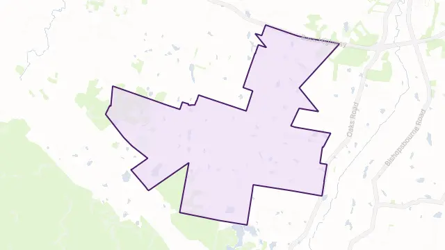 Whitemore Area Boundary Map