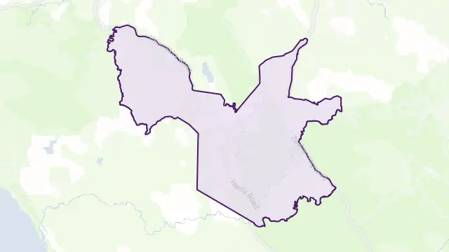Zeehan Area Boundary Map