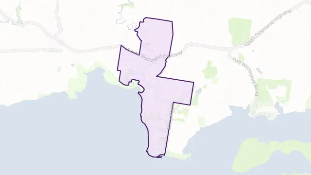 Agnes Area Boundary Map