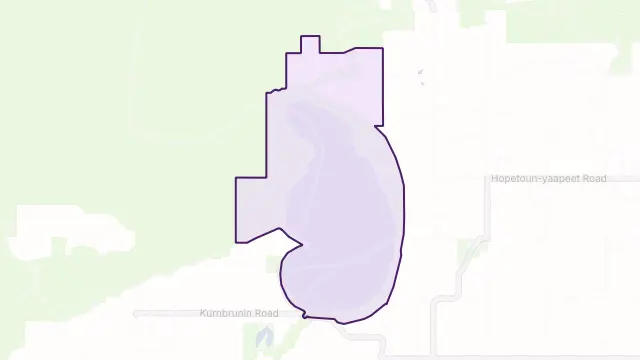 Albacutya Area Boundary Map