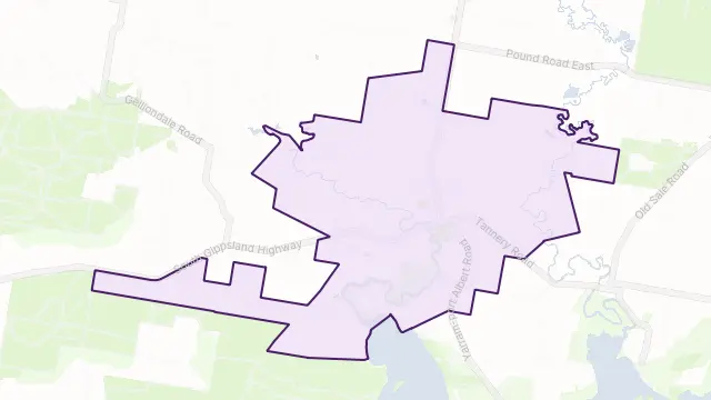 Alberton Area Boundary Map