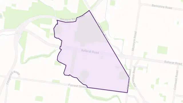 Albion Area Boundary Map
