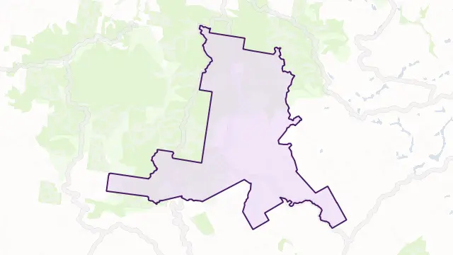 Allambee Reserve Area Boundary Map