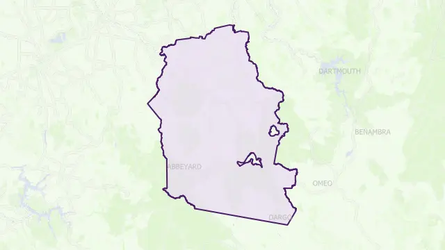 Alpine Council Area Boundary Map