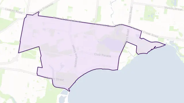 Altona Area Boundary Map