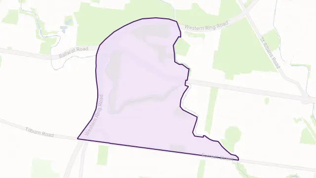 Ardeer Area Boundary Map