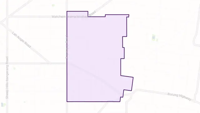 Areegra Area Boundary Map