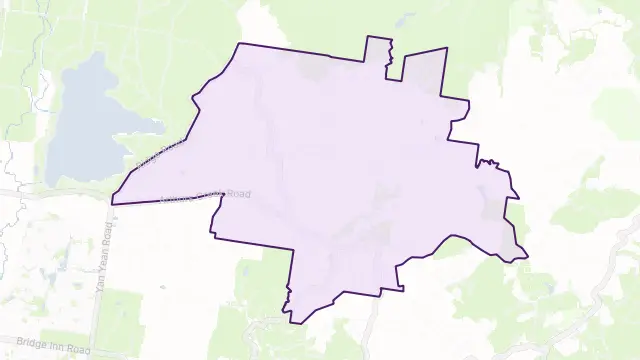 Arthurs Creek Area Boundary Map