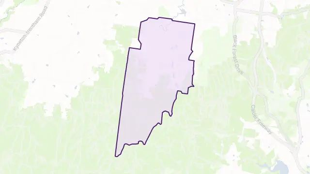 Ashbourne Area Boundary Map