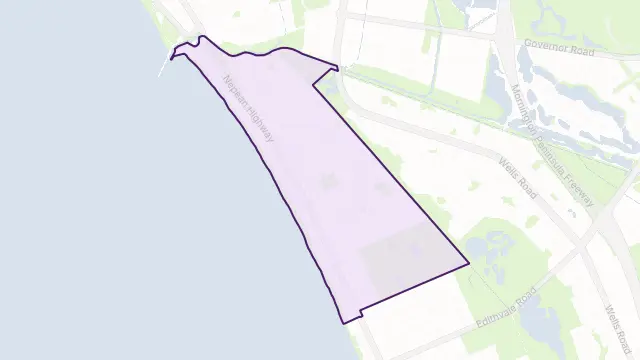 Aspendale Area Boundary Map