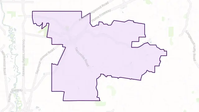 Avenel Area Boundary Map