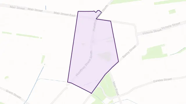 Bakery Hill Area Boundary Map