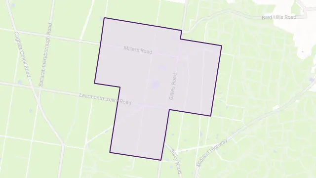 Bald Hills Area Boundary Map