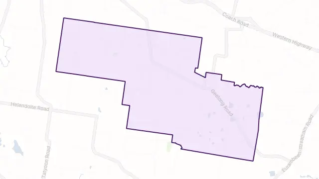 Ballyrogan Area Boundary Map