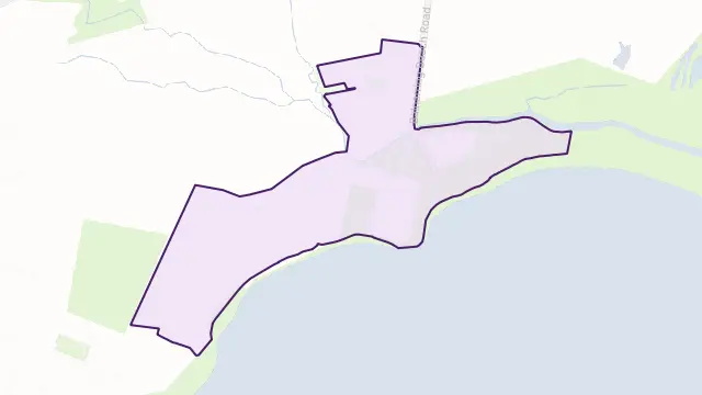 Balnarring Beach Area Boundary Map