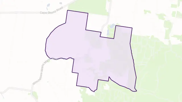 Bambra Area Boundary Map