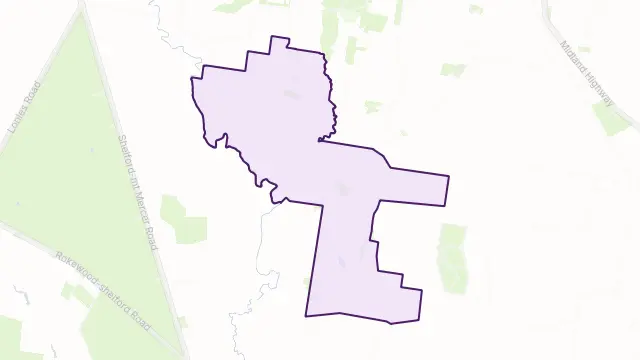 Bamganie Area Boundary Map
