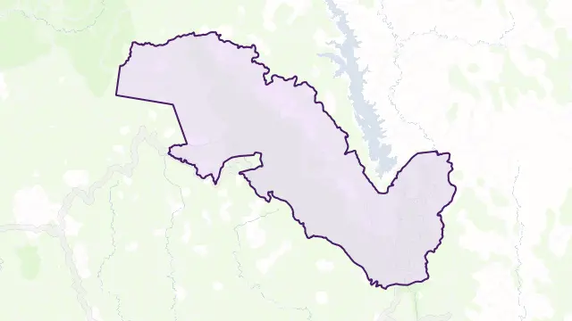 Baw Baw Area Boundary Map