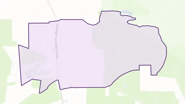 Bayindeen Area Boundary Map