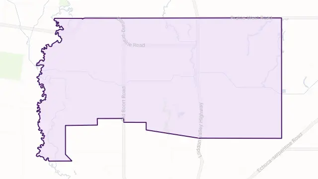 Bears Lagoon Area Boundary Map