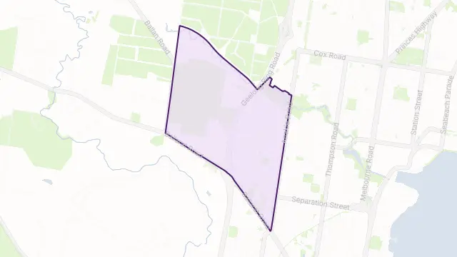 Bell Post Hill Area Boundary Map