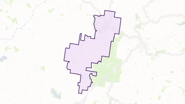 Bena Area Boundary Map