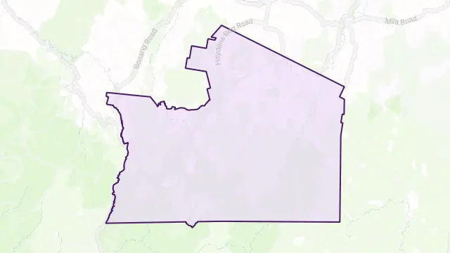 Bendoc Area Boundary Map