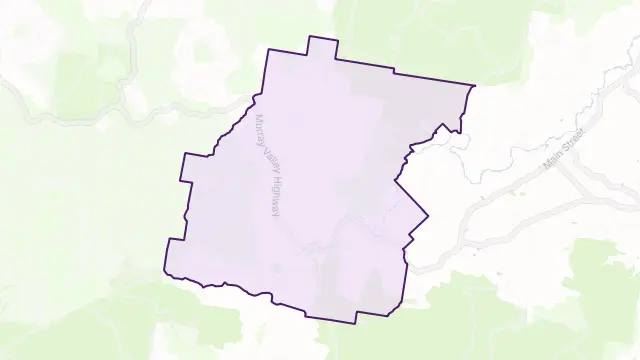 Berringama Area Boundary Map