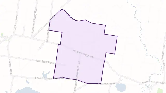 Berrybank Area Boundary Map