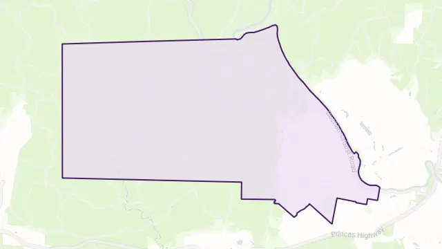 Bete Bolong Area Boundary Map