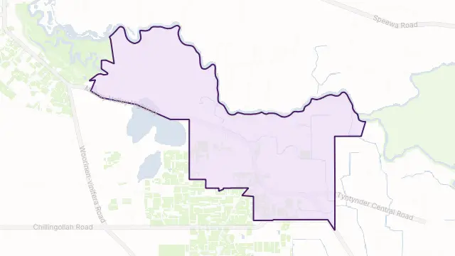 Beverford Area Boundary Map