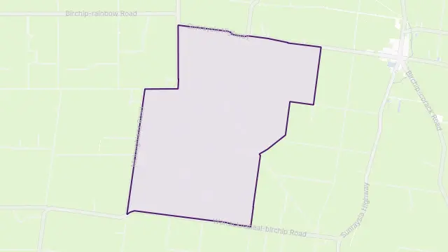 Birchip West Area Boundary Map