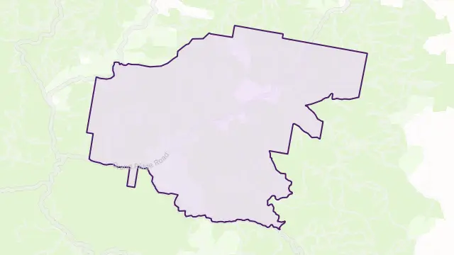 Blackwarry Area Boundary Map