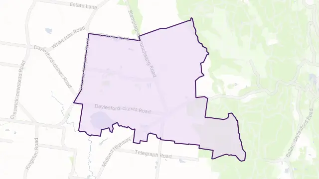 Blampied Area Boundary Map