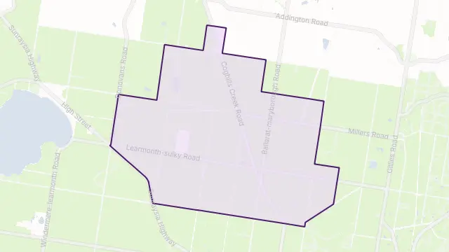 Blowhard Area Boundary Map