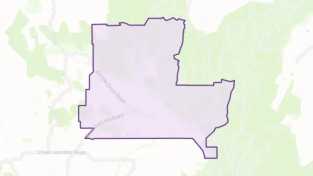 Boho South Area Boundary Map