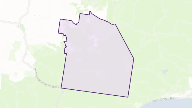Boonah Area Boundary Map